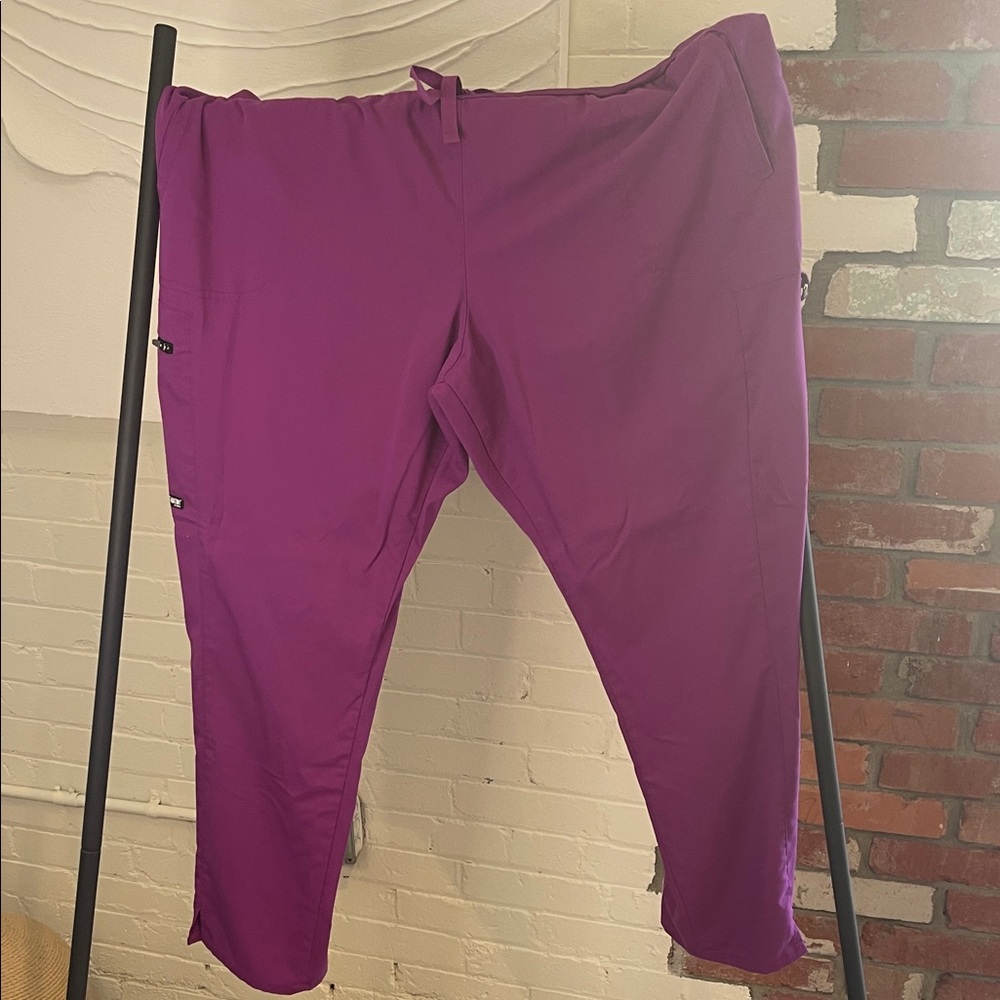 Vibrant Purple Scrub Pants